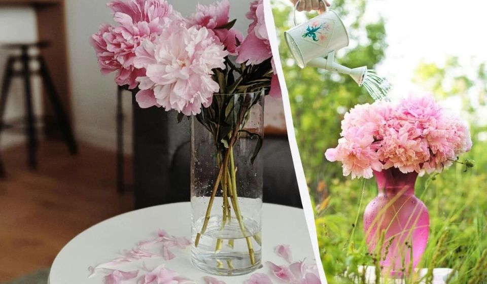 Как продлить жизнь пионам в вазе: секреты свежести
