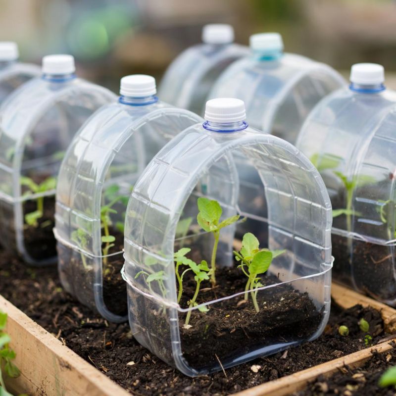 Как дать пластиковым бутылкам вторую жизнь: мини-парники для домашних растений