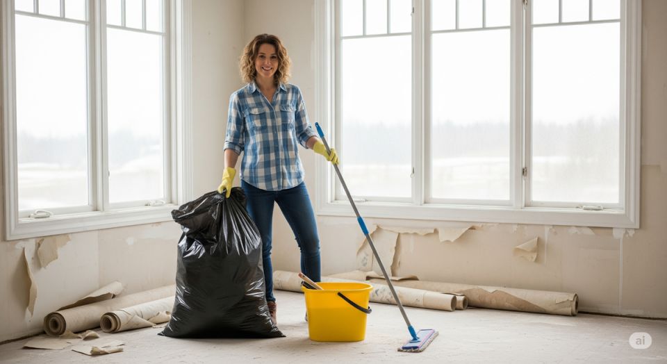 Лайфхаки для легкой уборки после ремонта: как быстро справиться с хаосом