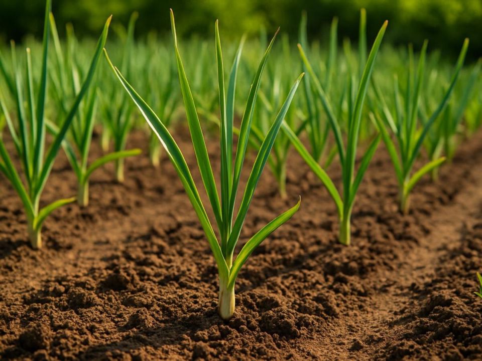 Устойчивый чеснок: как защитить ранние всходы от морозов