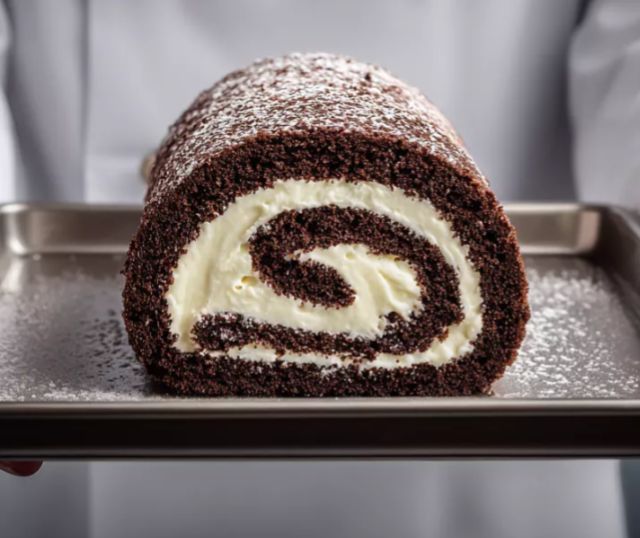 Шоколадный рулет без сахара и муки: забытое лакомство в новом исполнении