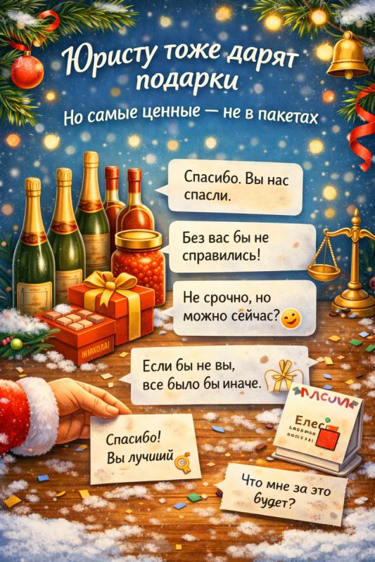 Ценные подарки юристам: не все в упаковке