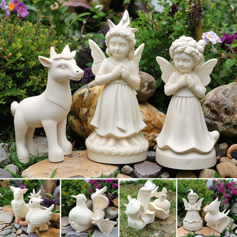 Креативный подход к садовому дизайну: монтажная пена для уникальных фигурок