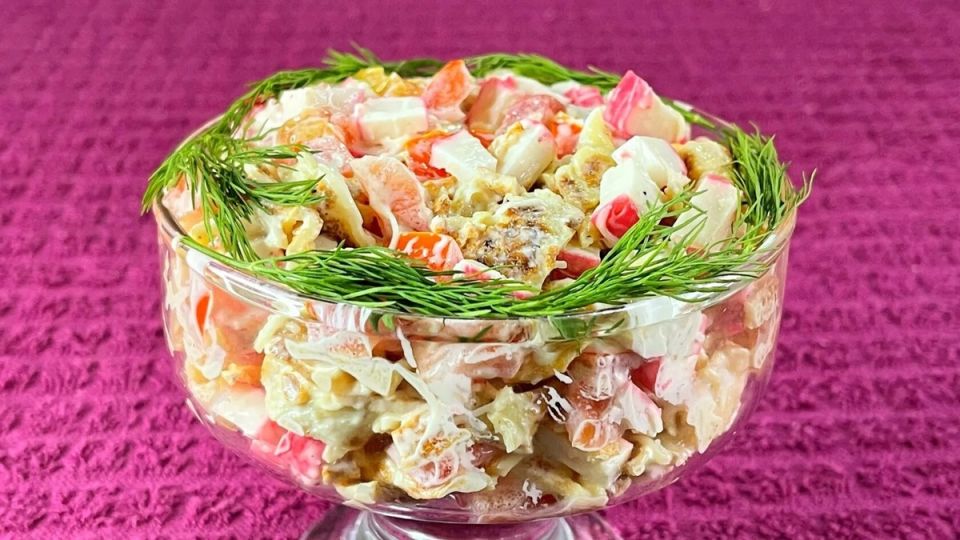 Версаль на новогоднем столе: простой салат, который радует гостей