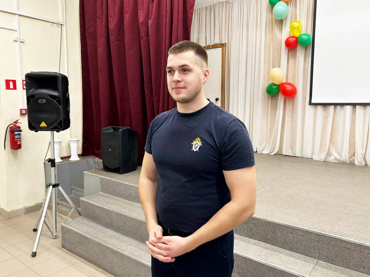 Следователь СК встретился с учениками Пряжинской средней школы Следователь СК встретился с учениками Пряжинской средней школы