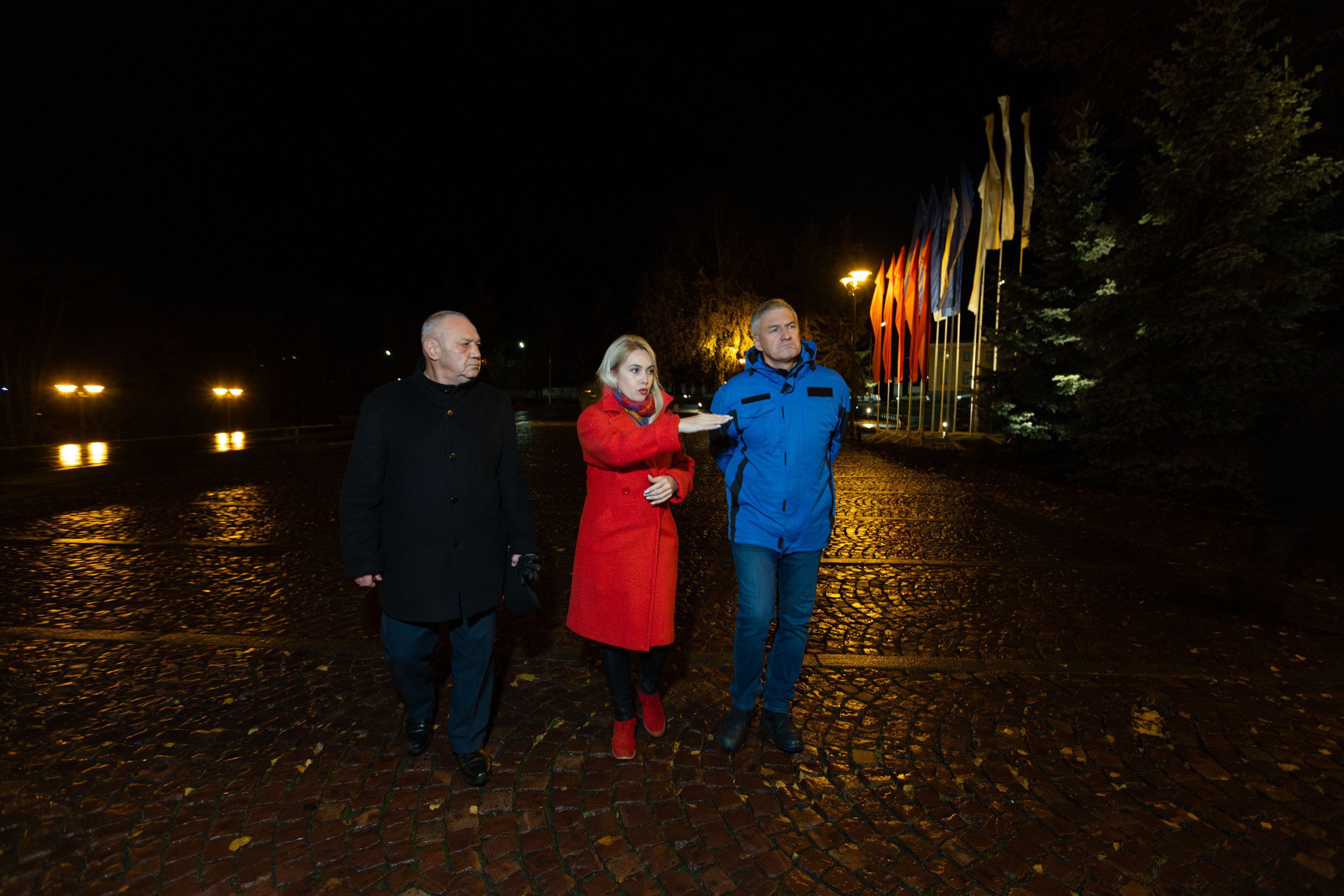 В Петрозаводске обновили систему подсветки у Вечного огня