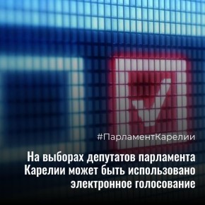 На выборах депутатов парламента Карелии может быть использовано электронное голосование