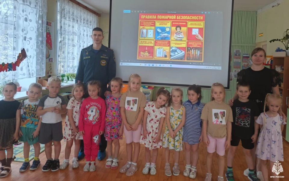 Юным жителям Карелии рассказали о пожарной безопасности