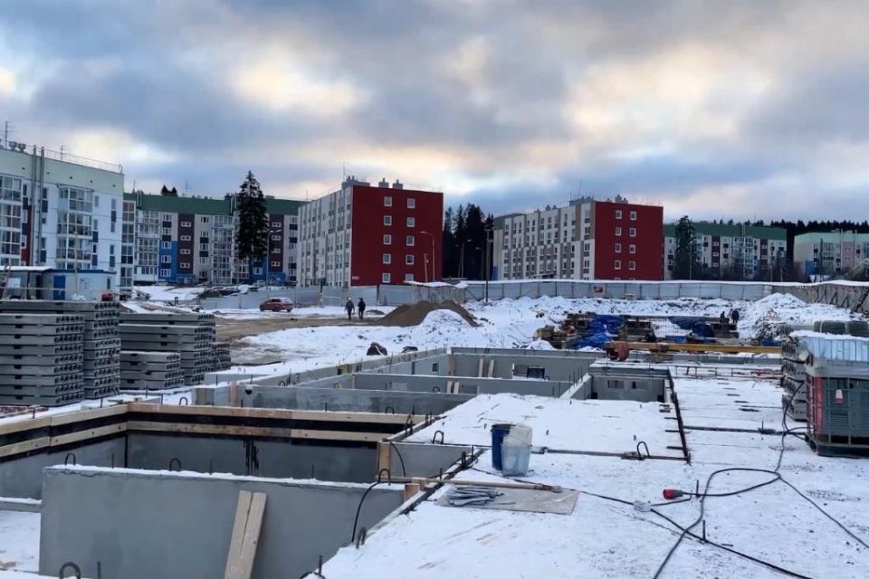 Колыхматова: Строители приступили к возведению «коробки» дома на улице Белинского — ведется монтаж стен и перекрытий первого этажа