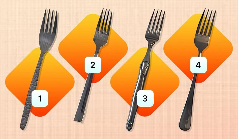 Необычный тест на выбор вилки: что ваш выбор говорит о вас