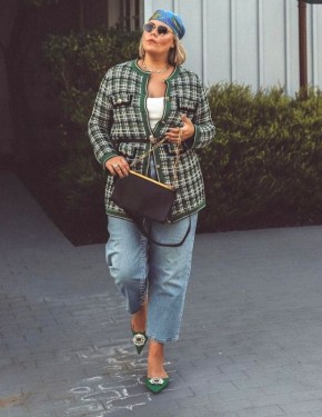 Стильные решения для пышных форм: как выглядеть модно после 50