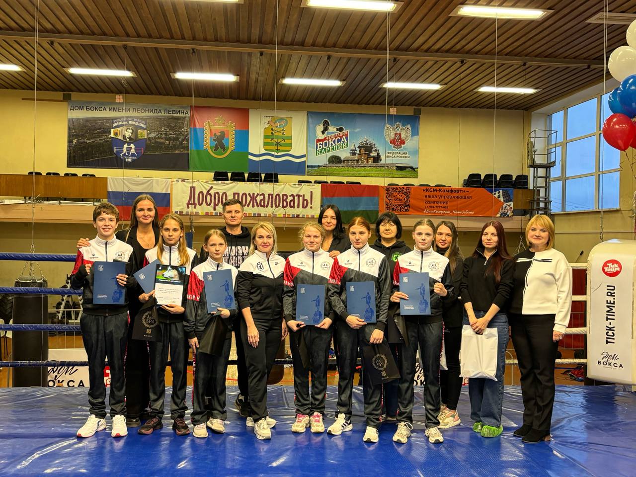 Колыхматова: Приняла участие в торжественном открытии соревнований по муайтай!