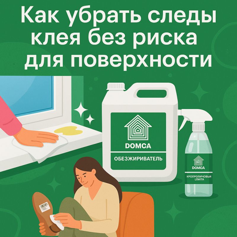 Как безопасно очистить следы клея: практическое руководство