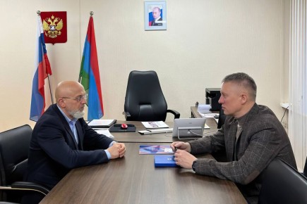 Элиссан Шандалович провел встречу с Главой Костомукшского муниципального округа