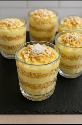 Нежный десерт: как приготовить «Наполеон» в стакане всего за 30 минут