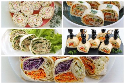 Пять уникальных рецептов рулетов из лаваша для вашего праздничного стола