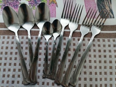Как вернуть блеск столовым приборам из нержавеющей стали