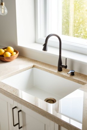 Кварцевая мойка: идеальный союз стиля и прочности для вашей кухни