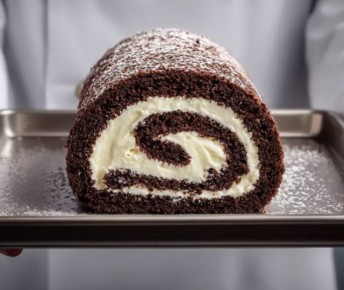 Шоколадный рулет без сахара и муки: забытое лакомство в новом исполнении