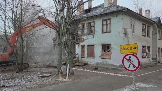 Колыхматова: Снесли еще один расселенный аварийный дом в Петрозаводске