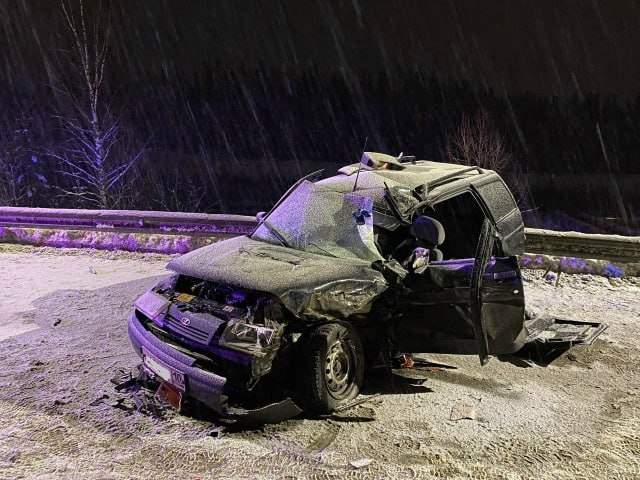 Житель Костомукши пострадал в ДТП