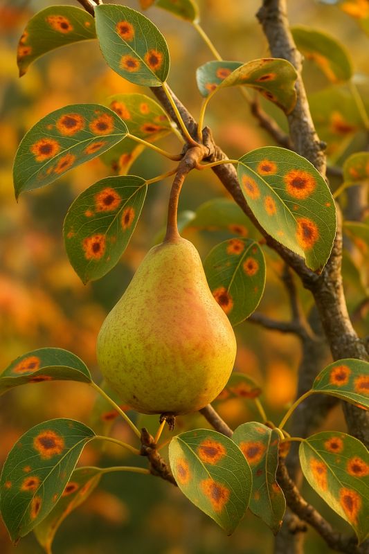 Осенний подход к борьбе с ржавчиной у груш приносит урожай весной