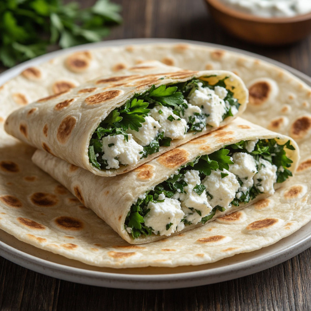 Легкий рецепт лаваша с творогом и зеленью для любого случая