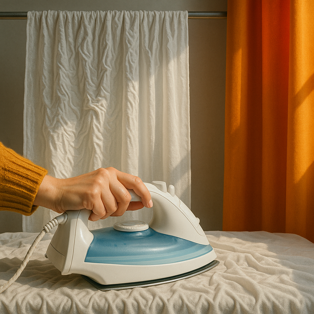 Как занавески могут гладиться сами без усилий