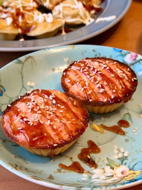 Встречаем Новый год с креативом: вкусные тарталетки с суши