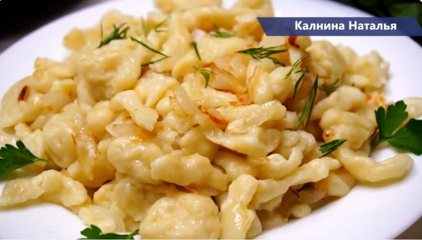 Немецкие клецки Шпецле: Идеальное блюдо за 2 минуты