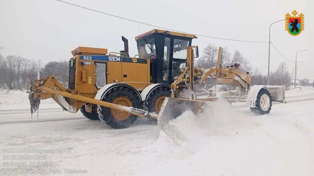 Карельские дорожники работают в усиленном режиме