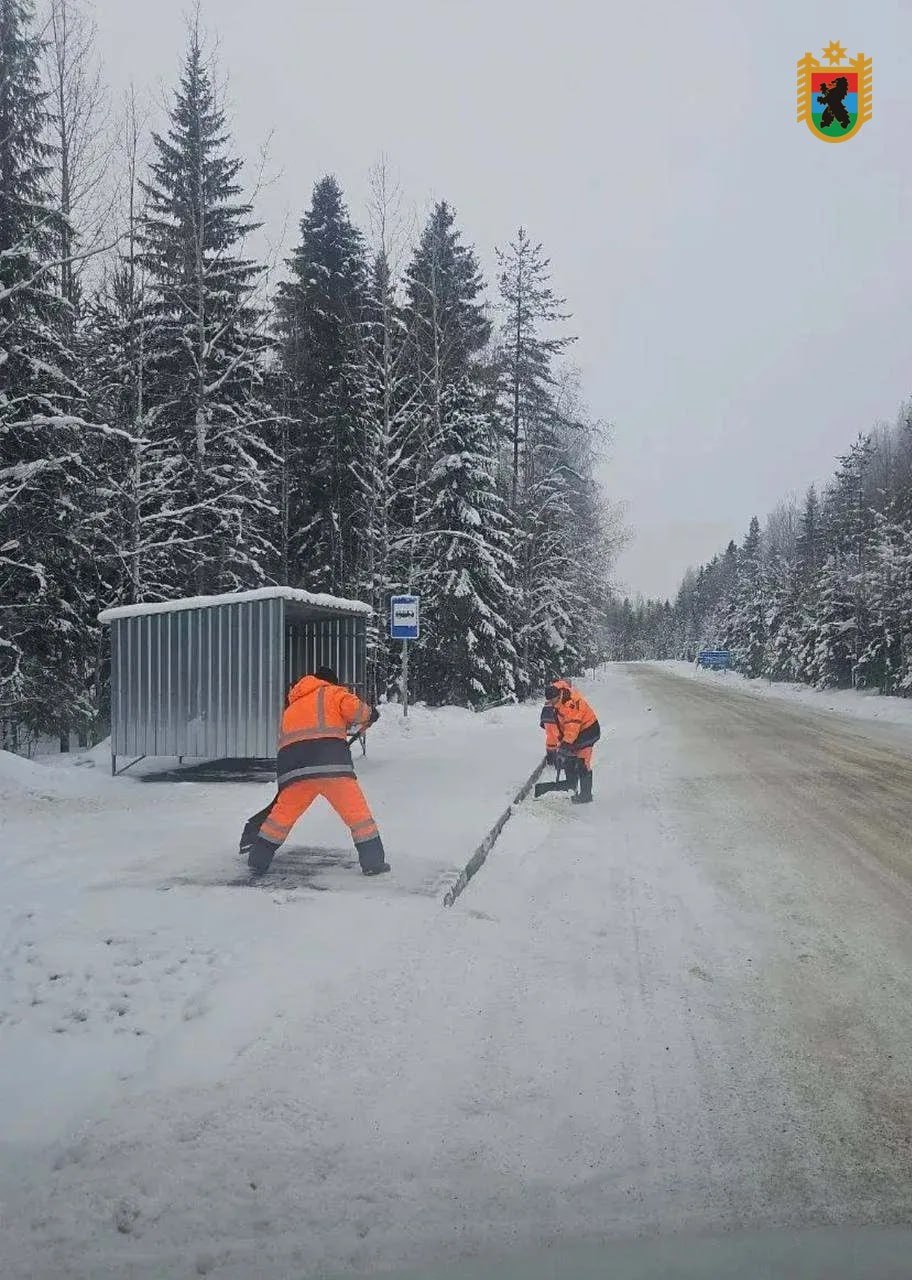 Карельские дорожники работают в усиленном режиме Карельские дорожники работают в усиленном режиме