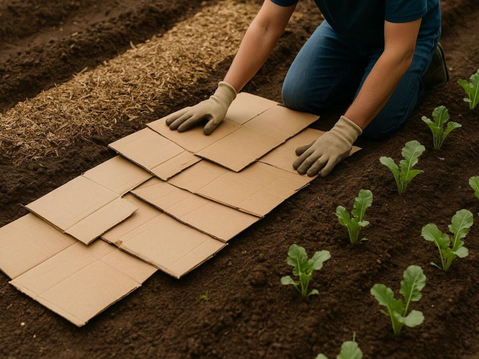 Как картон помогает вашему огороду зимой: секреты успешного мульчирования