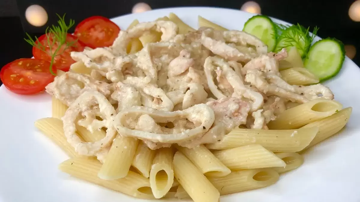 Изысканная паста с кальмарами: деликатес на вашем столе