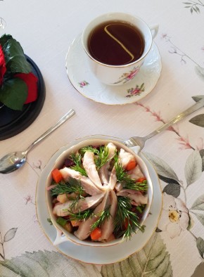 Как приготовить винегрет с сельдью: пошаговый рецепт