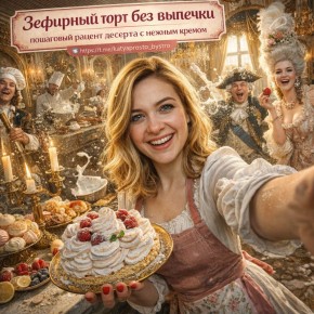 Легкий зефирный торт без выпечки: создание десерта, который удивит