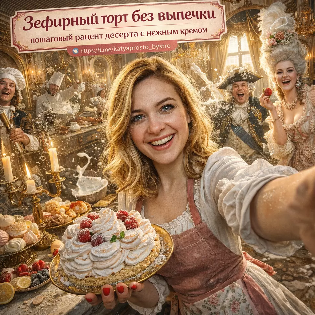 Легкий зефирный торт без выпечки: создание десерта, который удивит