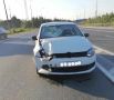 Мотоцикл и легковой автомобиль столкнулись в Петрозаводске