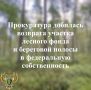 Карельская межрайонная природоохранная прокуратура провела проверку исполнения водного и земельного законодательства