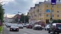 Утро понедельника в центре Петрозаводска