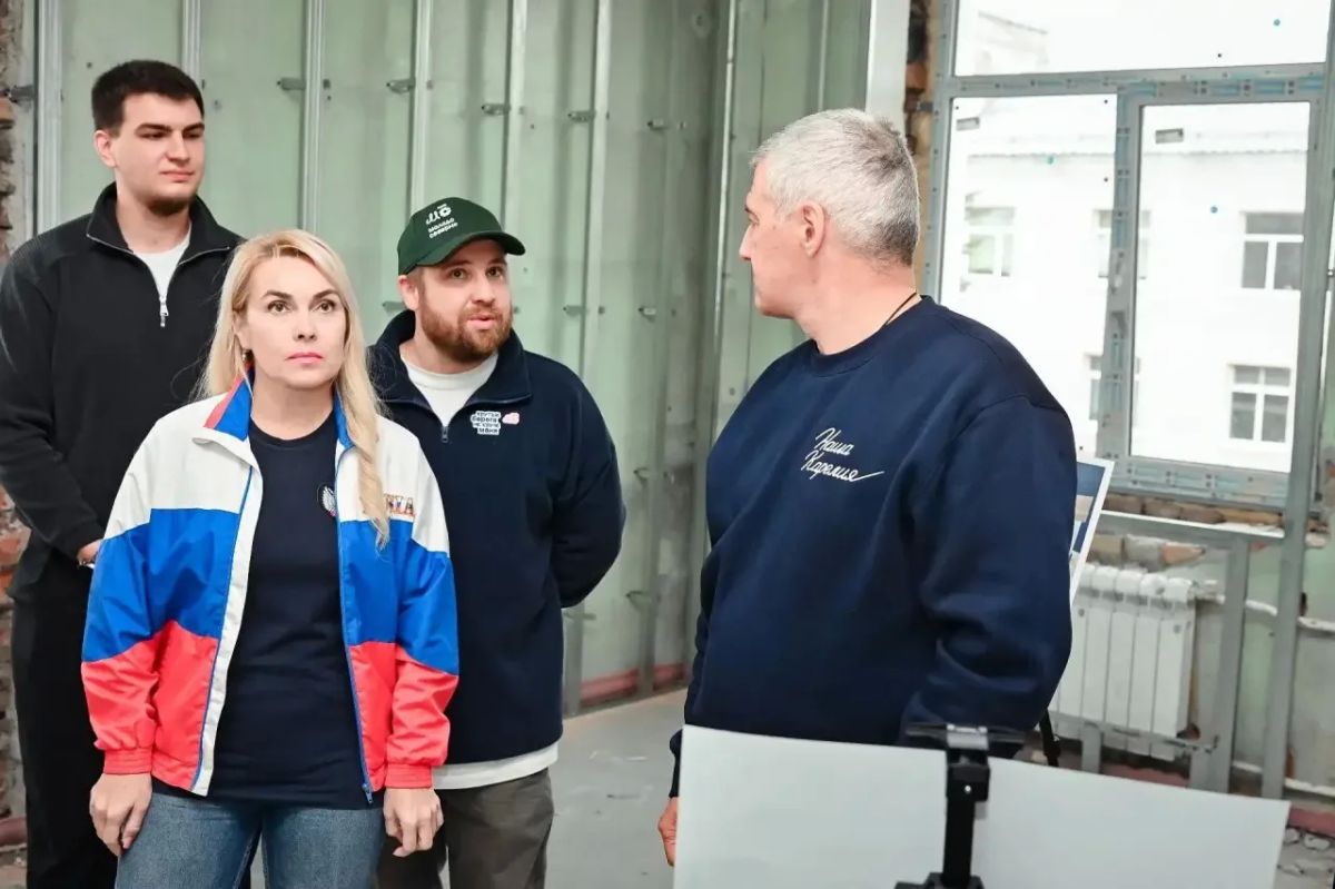 Колыхматова: Вместе с Главой Карелии Артуром Парфенчиковым и начальником Управления по молодежной политике Алексеем Бутенко проверили ход капитального ремонта в Доме молодёжи на проспекте Александра Невского Колыхматова: Вместе с Главой Карелии Артуром Парфенчиковым и начальником Управления по молодежной политике Алексеем Бутенко проверили ход капитального ремонта в Доме молодёжи на проспекте Александра Невского