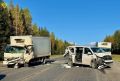 Грузовик протаранил микроавтобус с детьми в Карелии — 4 ребенка и 3 взрослых госпитализированы