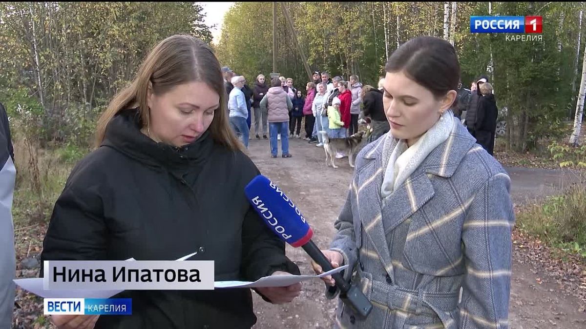 В Кондопоге многодетные семьи много лет рискуют жизнью из-за отсутствия освещения в районе малоэтажной застройки