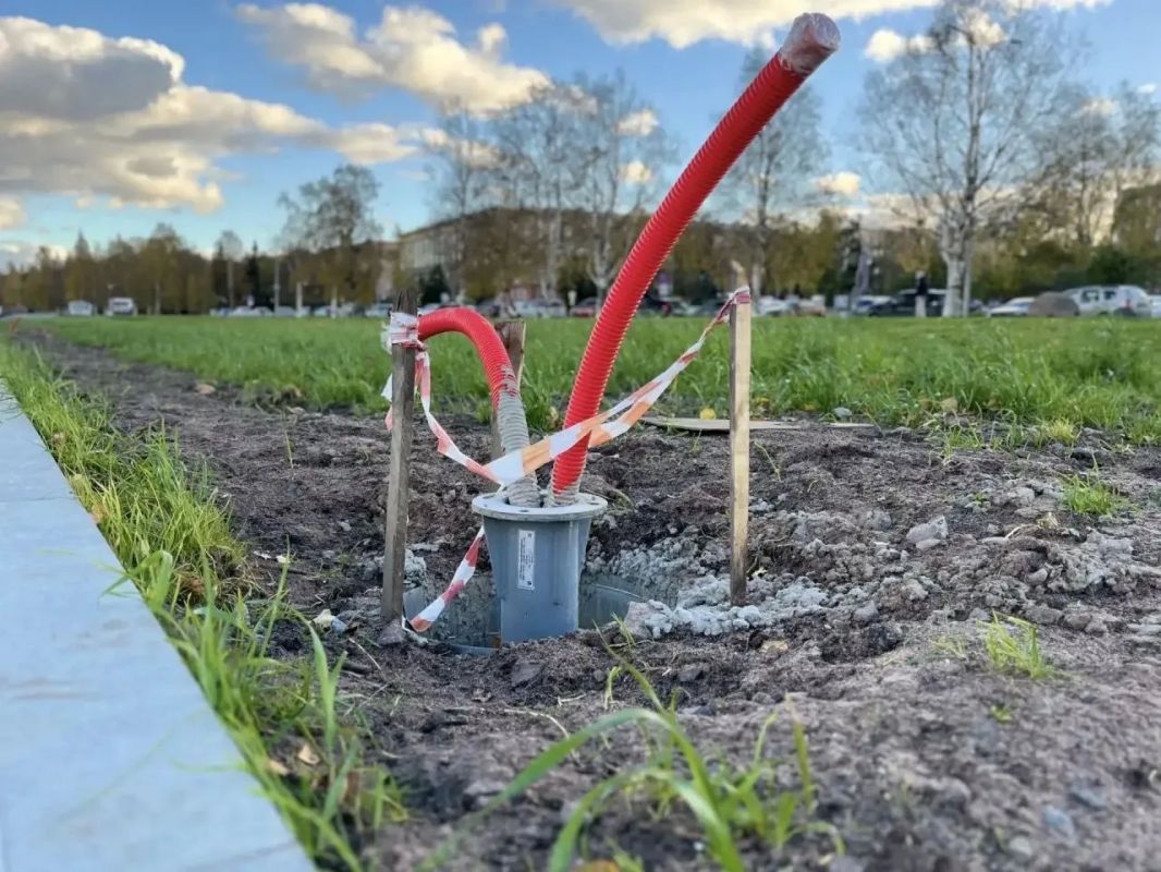 На набережной Петрозаводска готовится новое освещение На набережной Петрозаводска готовится новое освещение