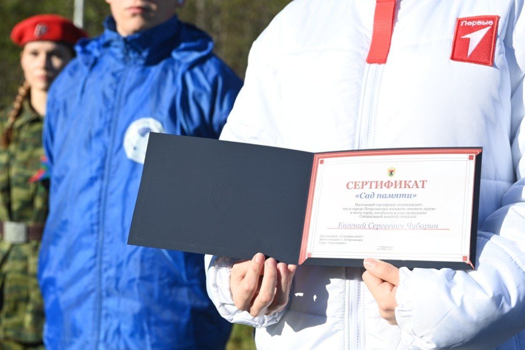 В столице Карелии высадили «Сад памяти» в честь героев СВО В столице Карелии высадили «Сад памяти» в честь героев СВО