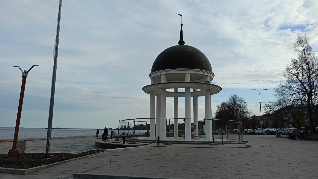 Освещение впервые появится на трех участках Онежской набережной
