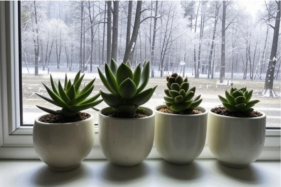Зимняя забота о суккулентах: как подарить вашему растению тепло и свет
