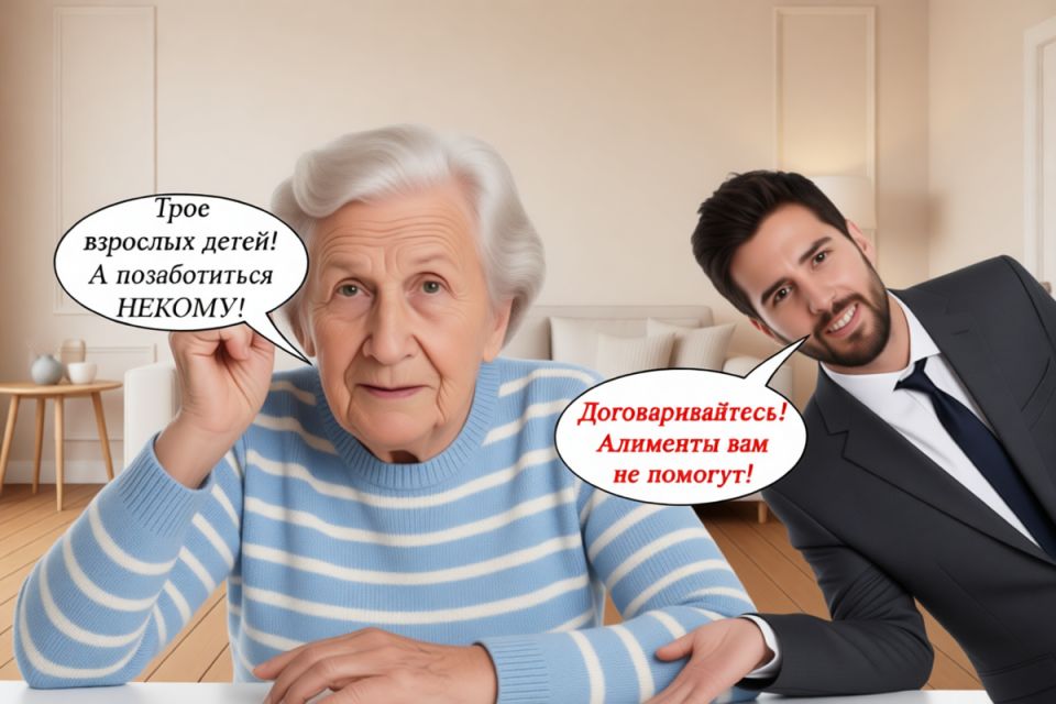 Пенсионерка против детей: алименты как поле боя в семейной драме