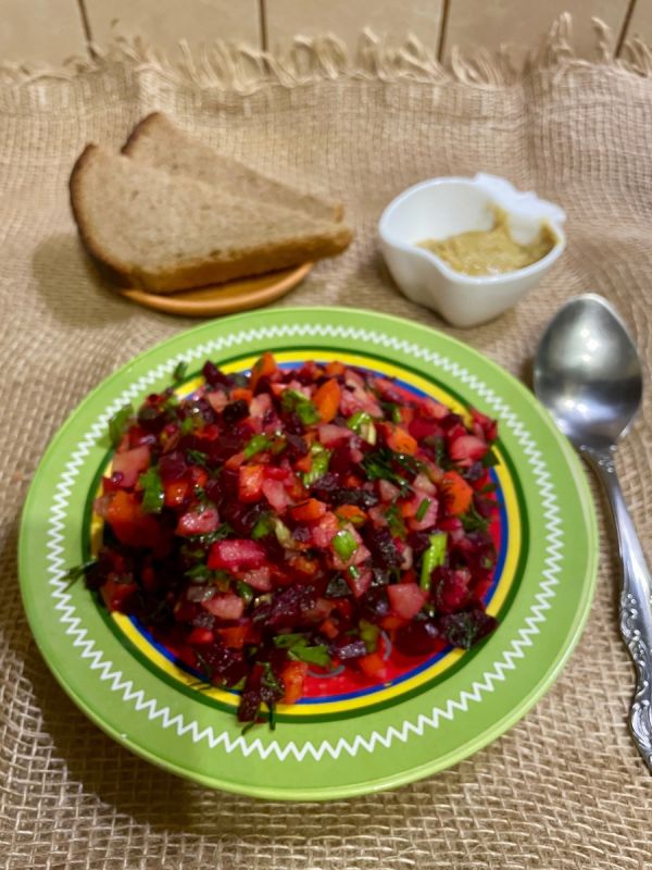 Новый взгляд на классический винегрет: грибное вдохновение